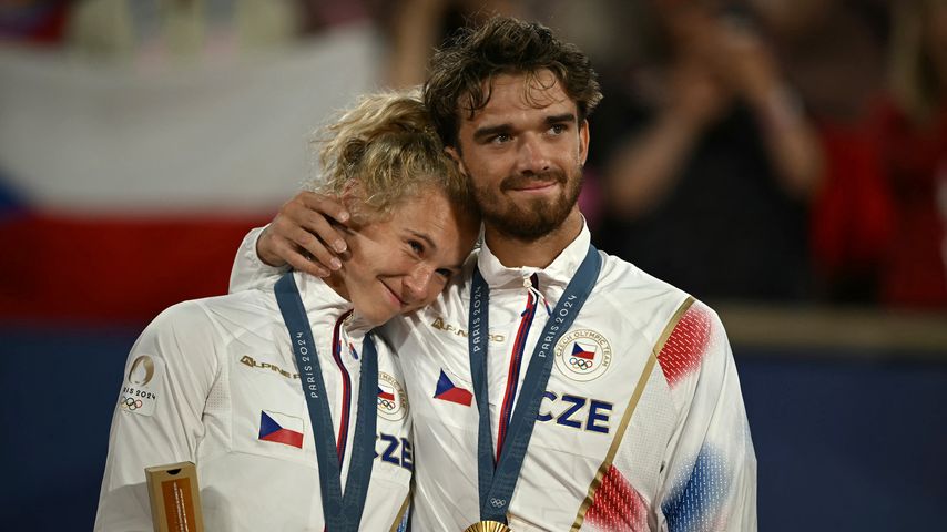 Kateřina Siniaková und Tomáš Macháč bei den Olympischen Spielen 2024