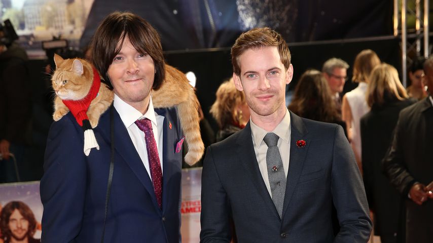 Kater Bob, James Bowen und Luke Treadaway, November 2016