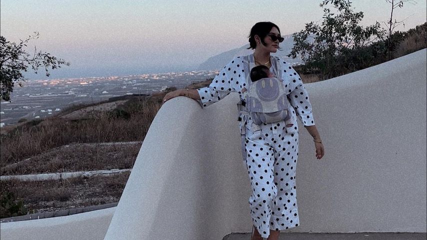 Influencerin Katharina Damm mit ihrer Tochter Lorena
