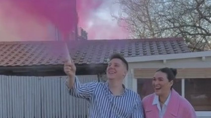Katharina Damm und ihr Mann Leo verraten das Babygeschlecht im Februar 2022