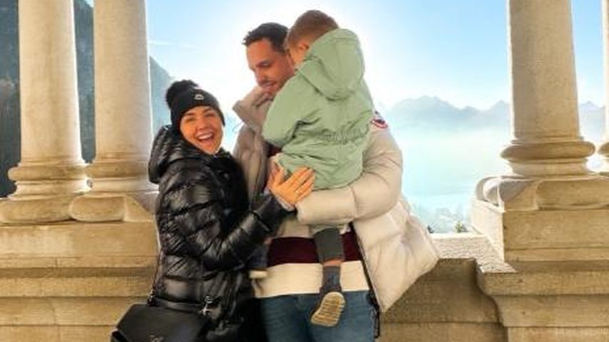 Katharina Eisenblut mit Dominic Höppner und Sohn Emilio