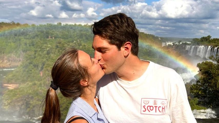 Katharina Schneider mit ihrem Freund, 2023