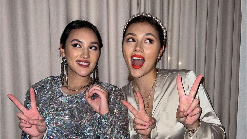 Katharina und ihre Schwester Anna Maria Damm im Dezember 2021