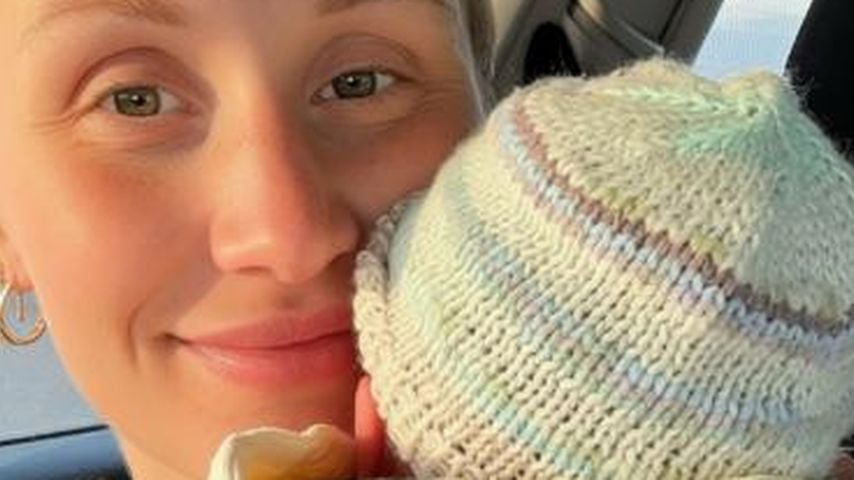 Katharina Wagener mit ihrem Baby, April 2026