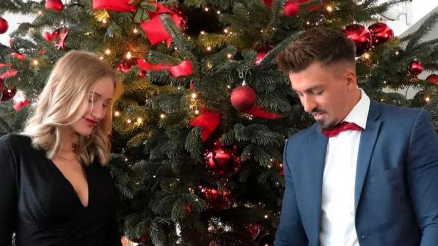 Katharina Wagener mit Kevin Yanik und ihrem gemeinsamen Sohn Lio