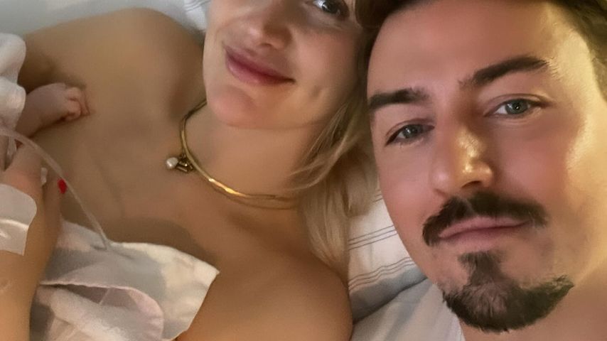 Katharina Wagener und Kevin Yanik mit ihrem Sohn Mariano