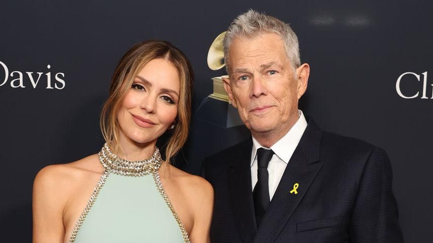 Katharine McPhee und David Foster im Februar 2024