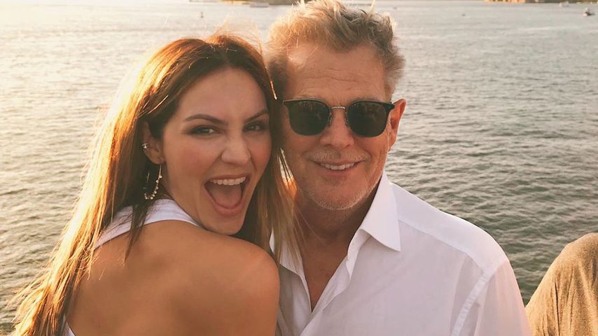 David nun doppelt so alt: Kat McPhee (35) feiert Gatten (70)