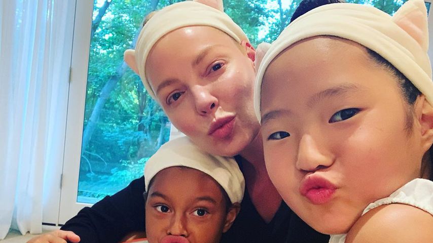 Katherine Heigl mit ihren Töchtern Adalaide und Naleigh