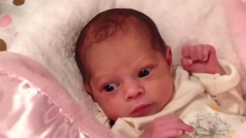 Katherine Heigls Tochter Adalaide als Baby