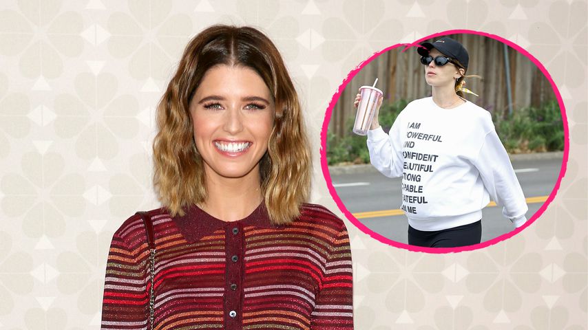 Katherine Schwarzeneggers Babybauch trotz Pulli unübersehbar
