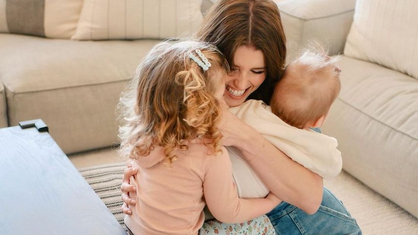 Katherine Schwarzenegger mit ihren zwei Töchtern