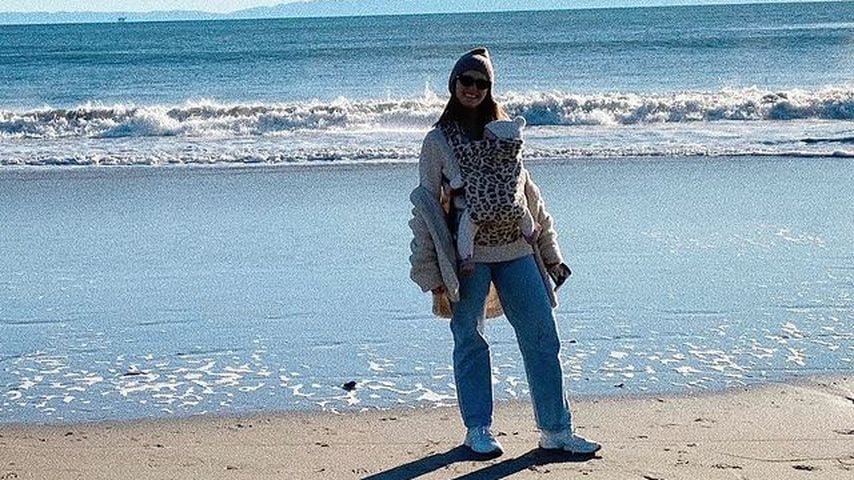 Katherine Schwarzenegger mit ihrer Tochter Lyla