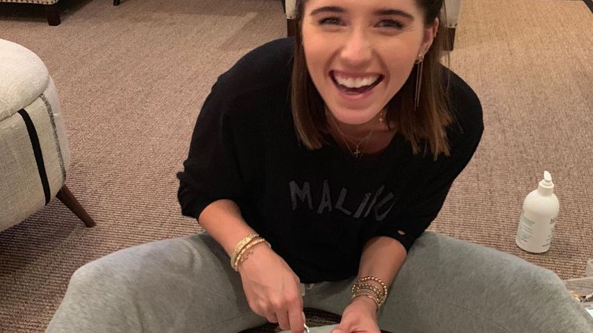 Katherine Schwarzenegger mit Chris Pratts Füßen