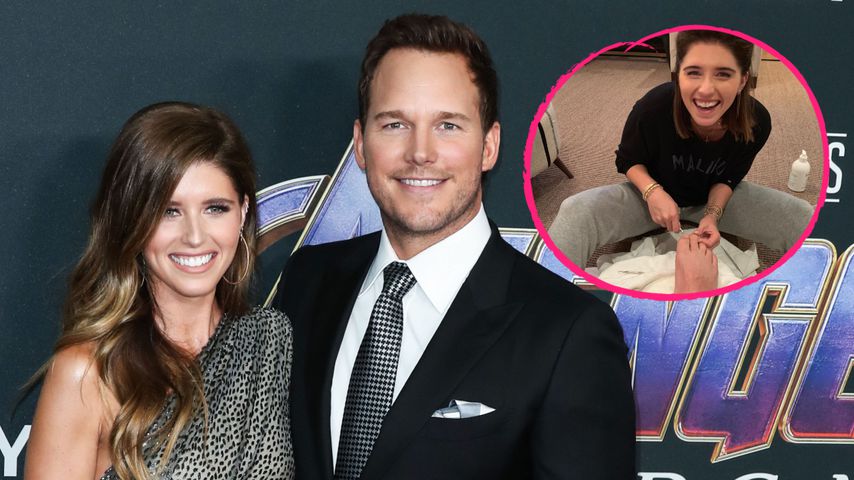 Katherine Schwarzenegger schneidet Chris Pratt die Fußnägel