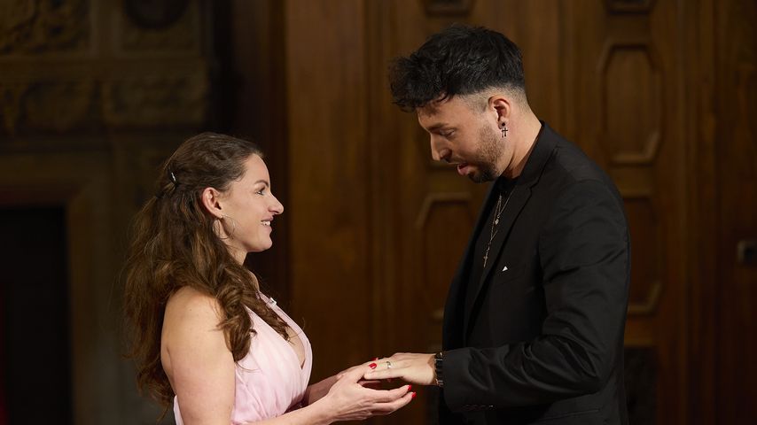 Kathi und Julian bei ihrer "Liebe im Sinn"-Verlobung