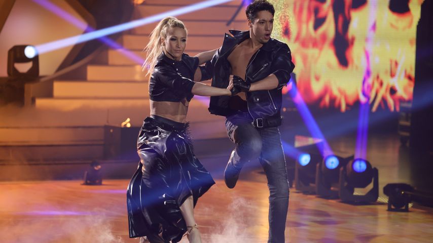 Kathrin Menzinger und René Casselly bei ihrem Paso Doble