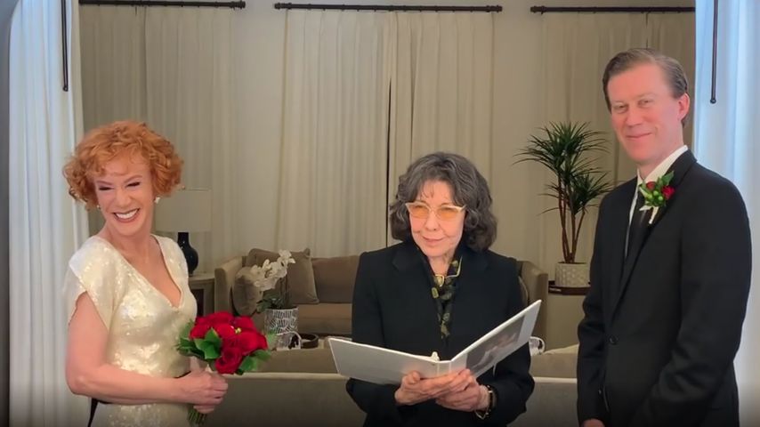 Kathy Griffin, Lily Tomlin und Randy Bick