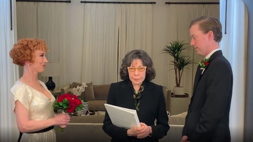 Kathy Griffin, Lily Tomlin und Randy Bick