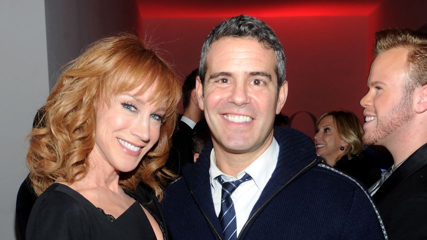 Kathy Griffin und Andy Cohen im November 2011