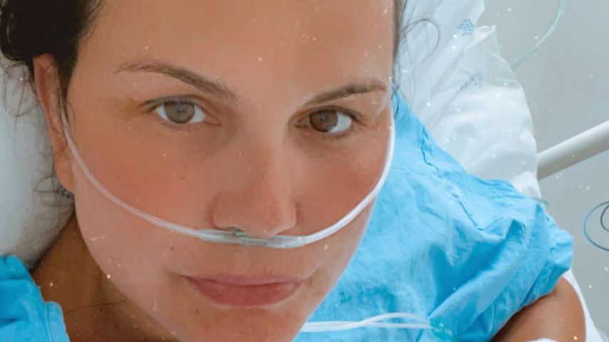 Katia Aveiro im Krankenhaus