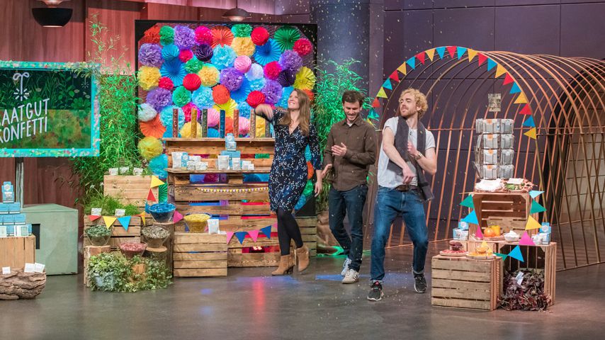 Katia Filippenko, Christoph Trimborn und Philip Weyer in der "Höhle der Löwen"