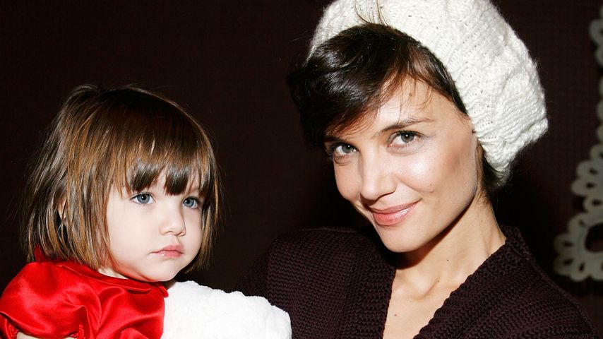 Suri Cruise und Katie Holmes im Dezember 2008