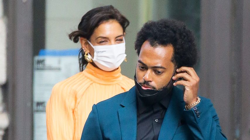 Katie Holmes mit Bobby Wooten III in New York