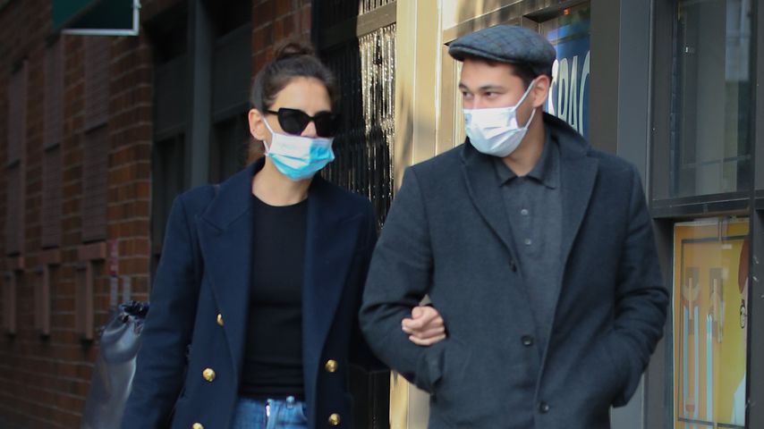 Katie Holmes und Emilio Vitolo in New York