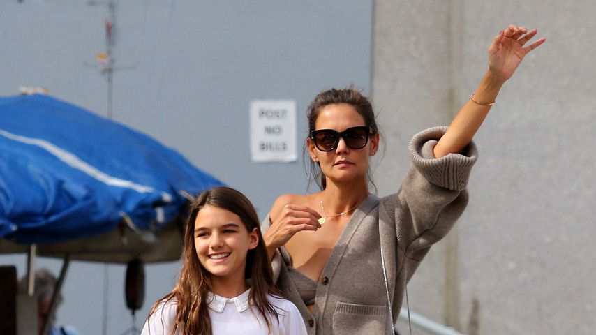 Katie Holmes und ihre Tochter Suri, August 2019