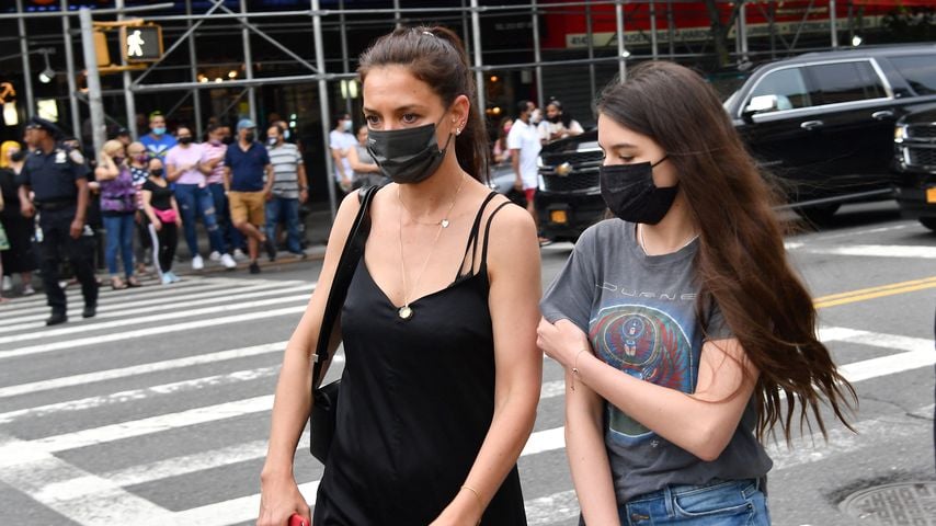 Katie Holmes und Suri Cruise im Juni 2021