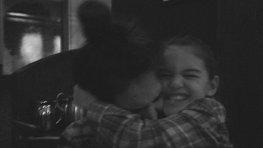 Katie Holmes, Schauspielerin, mit Tochter Suri
