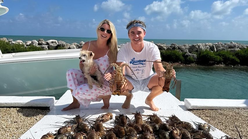 Katie Peterson und Jesse McCartney , Juli 2024