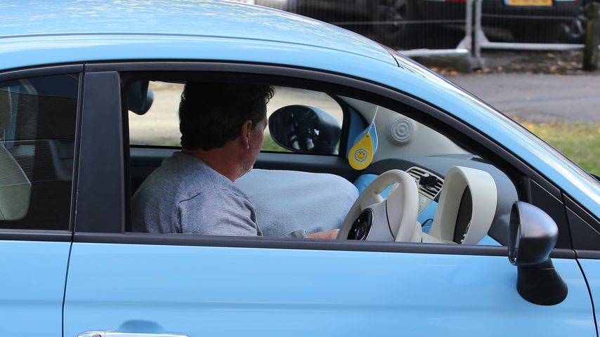 Katie Price im Auto ihres Vaters, September 2021