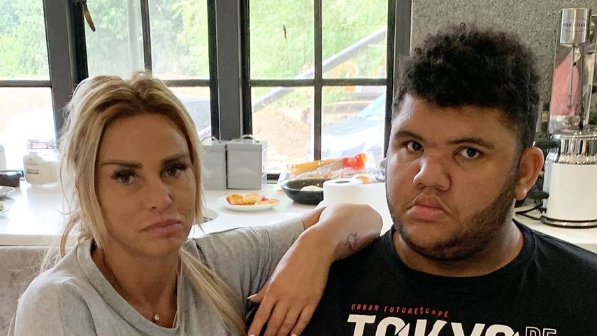 Katie Price mit ihrem Sohn Harvey