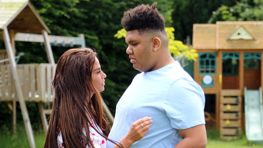 Katie Price mit ihrem Sohn Harvey