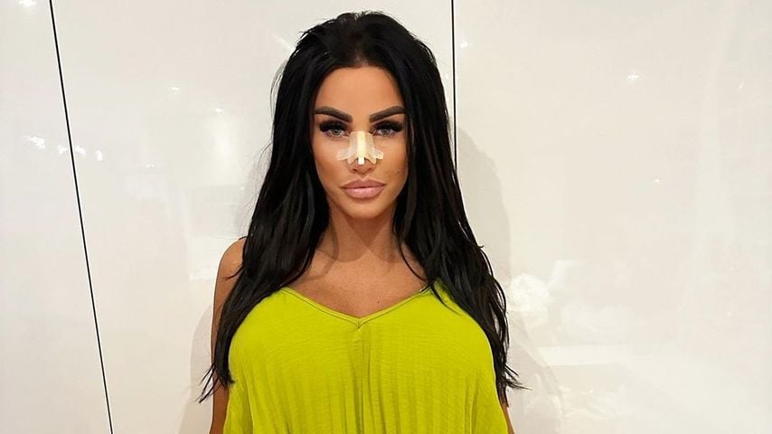 Katie Price nach einem Schönheitseingriff