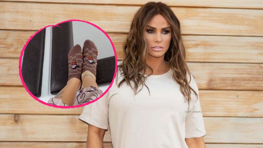 Nach Fettabsaugung: Katie Price zeigt geschwollene Beine