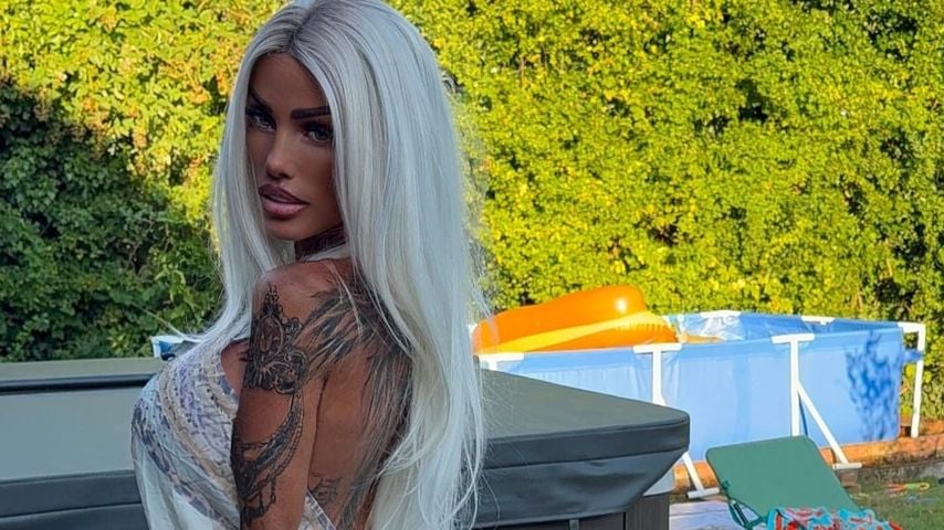 Katie Price wagt Wandel: Platinblonde Perücke trotz Ehekrise