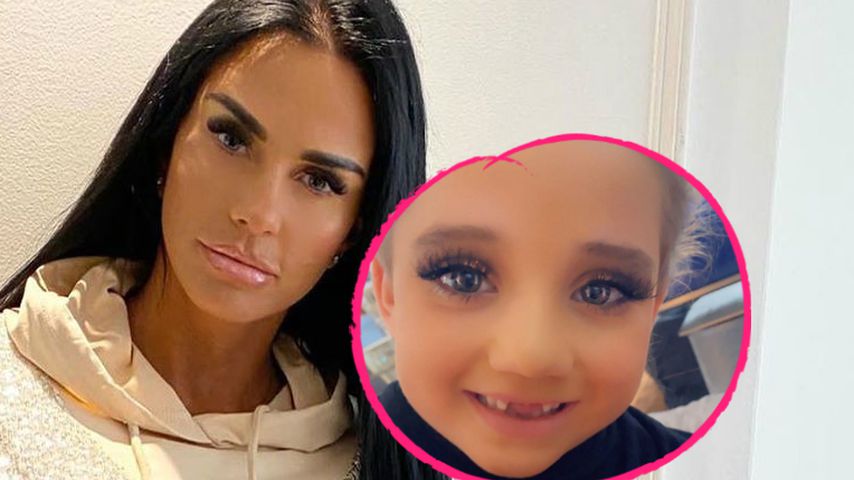 Übertrieben? Katie Price' Tochter (6) trägt falsche Wimpern!