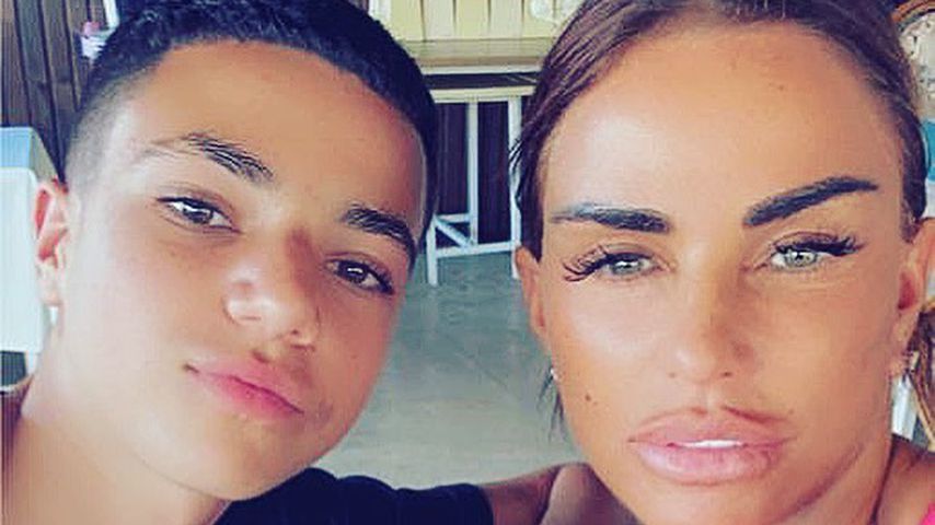 Unangenehm! Sohn Junior genervt von Katie Price' Geknutsche