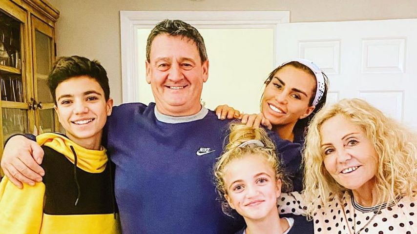 Katie Price mit ihrer Familie
