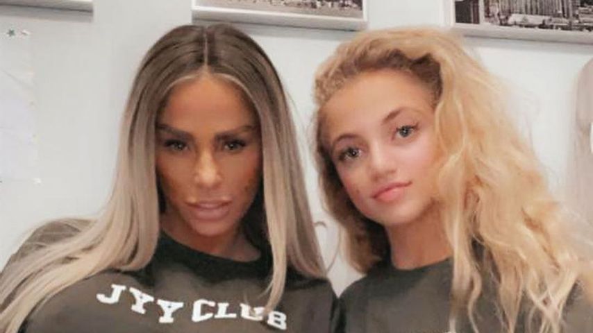 Katie Price und ihre Tochter Princess im Februar 2021