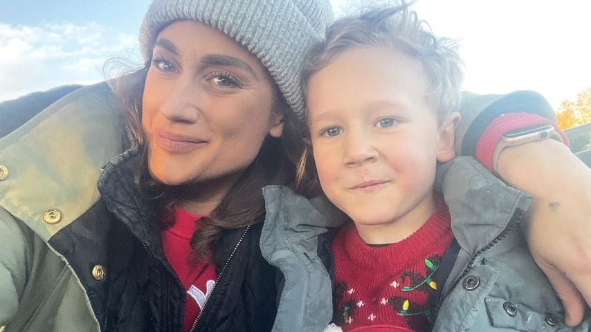"The X Factor"-Star Katie Waissel mit ihrem Sohn Hudson