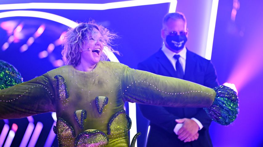 Katja Burkard als Brokkoli bei "The Masked Singer"