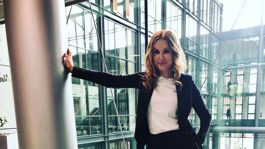 Katja Burkard im April 2020 in Köln