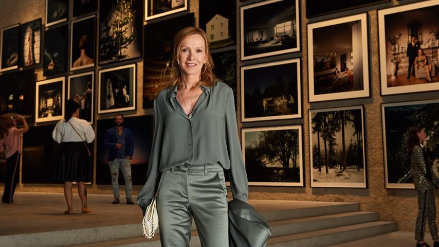 Katja Flint bei der 20-Jahre-Feier von Luisa Cerano in der St.-Agnes-Kirche in Berlin