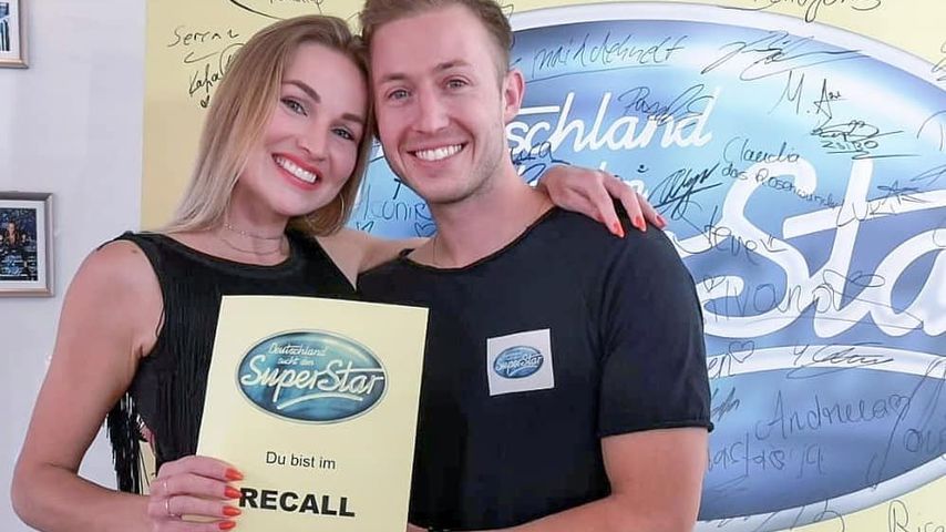 Katja Kalugina mit ihrem Freund Jonas Graf