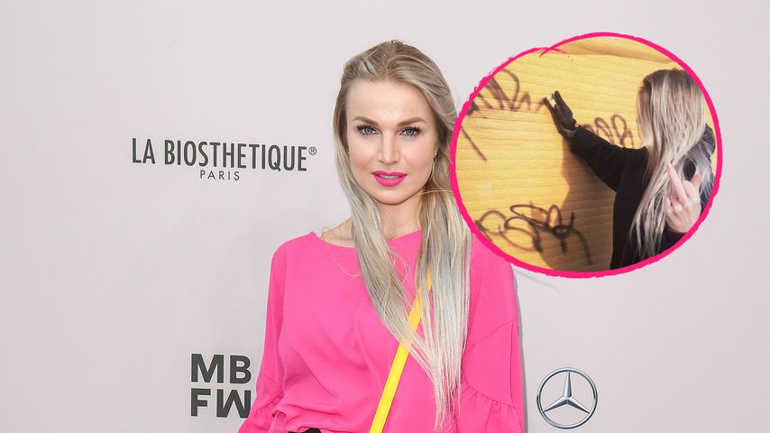 "F*ck you!" Vandalen beschmieren Katja Kaluginas Haus