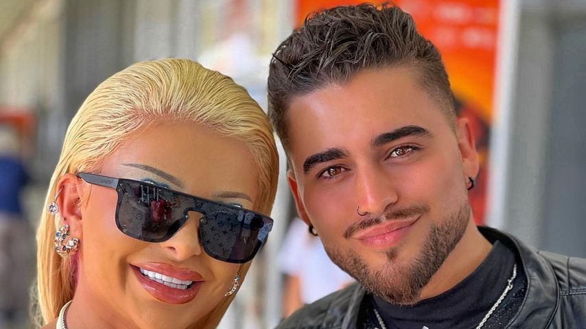 Katja Katja Krasavice und Andrea Renzullo im März 2023